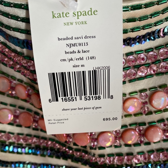 NWT Kate Spade Beaded Savi Dress - Picture 4 of 10